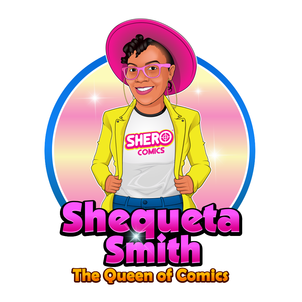 QUEEN OF COMICS LOGO