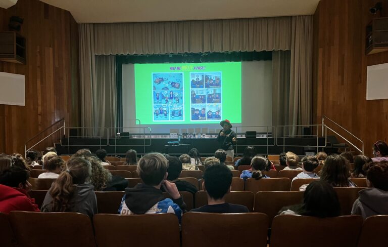 AN AUTHOR VISIT TO PAUL REVERE CHARTER MIDDLE SCHOOL