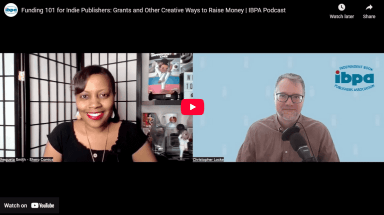 IBPA INTERVIEWS SHEQUETA ABOUT FUNDING YOUR CREATIVITY