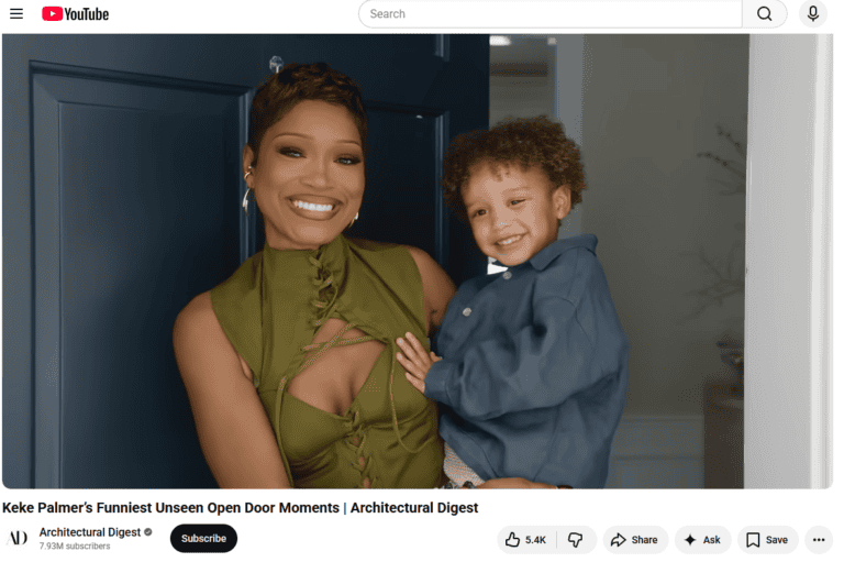 Keke Palmer Spotlights Young Grandmaster Choi in Her Architectural Digest Home Tour